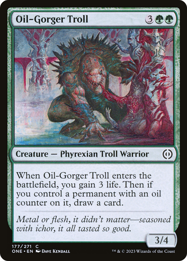 Oil-Gorger Troll [Phyrexia: All Will Be One] | The CG Realm