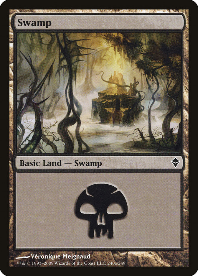 Swamp (240a) [Zendikar] | The CG Realm