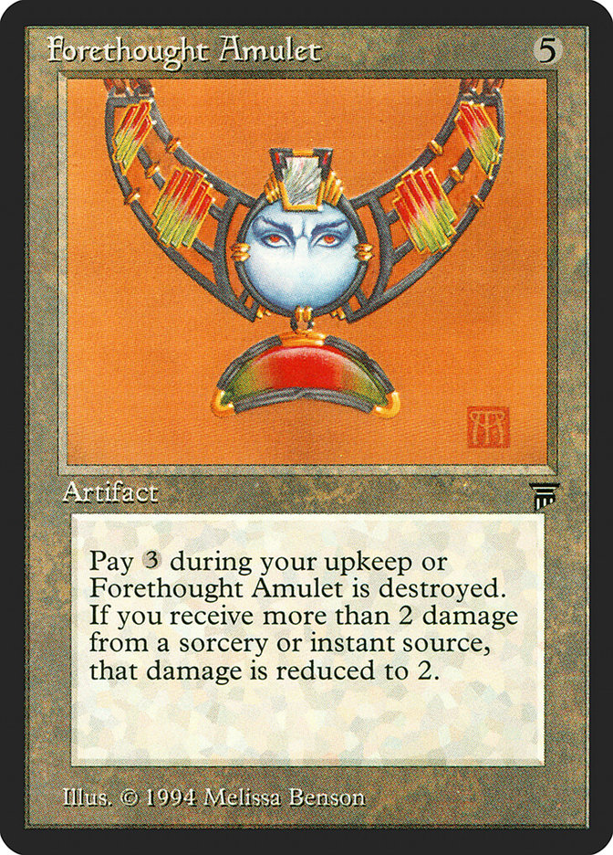 Forethought Amulet [Legends] | The CG Realm