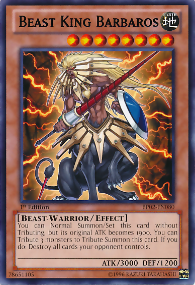 Beast King Barbaros [BP02-EN080] Rare | The CG Realm