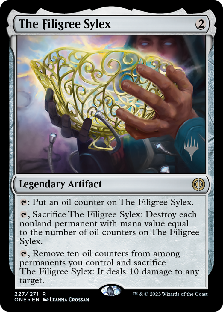 The Filigree Sylex (Promo Pack) [Phyrexia: All Will Be One Promos] | The CG Realm