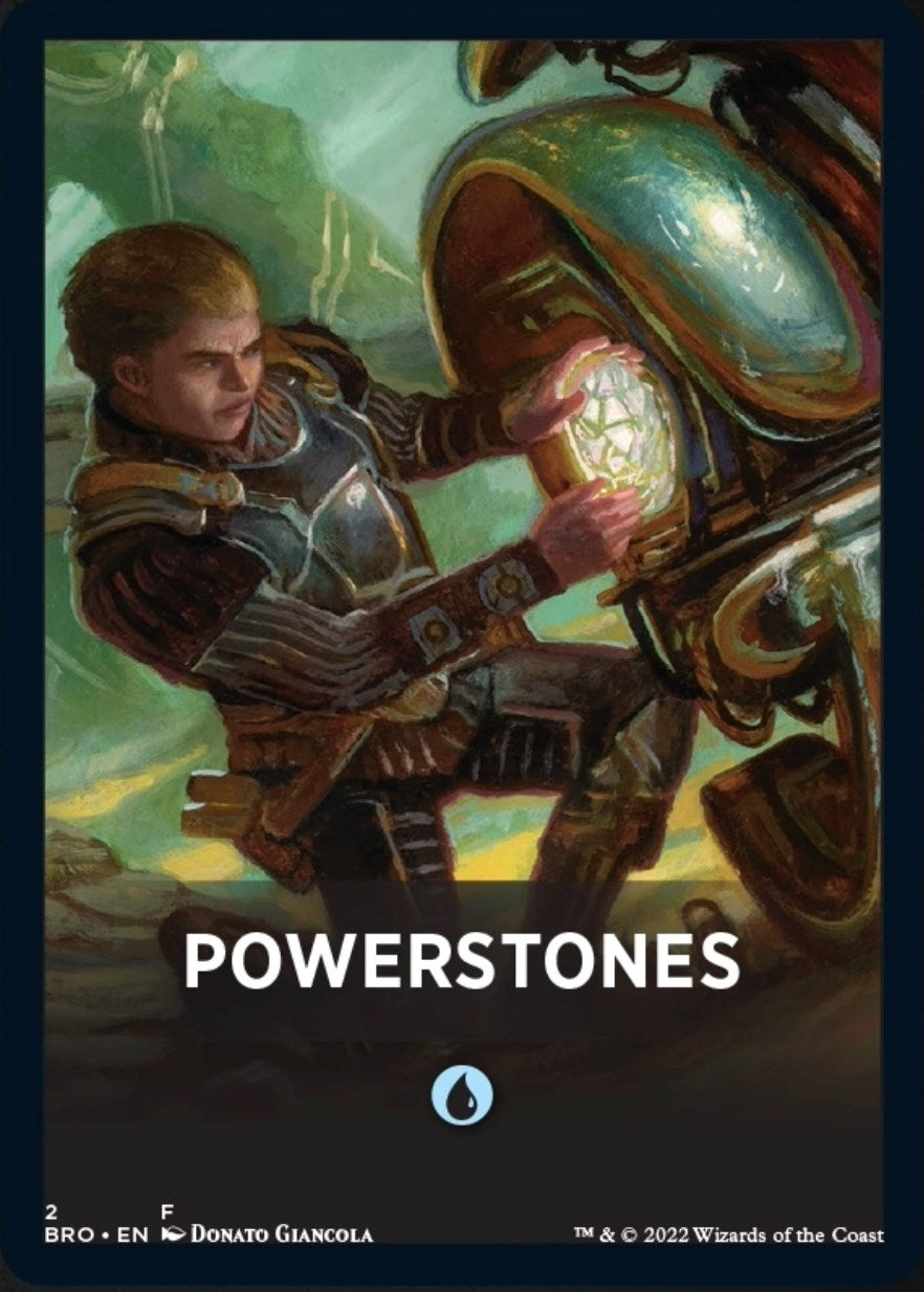 Powerstones Theme Card [The Brothers' War Tokens] | The CG Realm