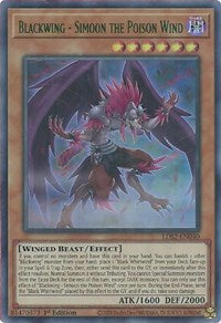 Blackwing - Simoon the Poison Wind (Green) [LDS2-EN040] Ultra Rare | The CG Realm