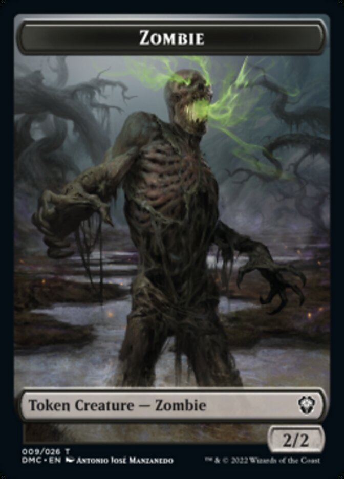 Soldier // Zombie Double-Sided Token [Dominaria United Tokens] | The CG Realm