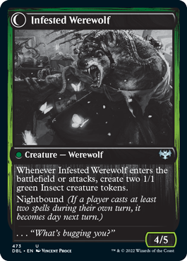 Infestation Expert // Infested Werewolf [Innistrad: Double Feature] | The CG Realm