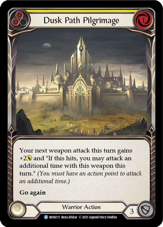 Dusk Path Pilgrimage (Yellow) [MON111] (Monarch)  1st Edition Normal | The CG Realm