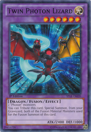 Twin Photon Lizard [SP14-EN020] Starfoil Rare | The CG Realm