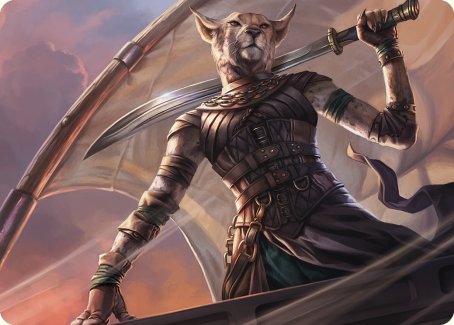 Mirri, Weatherlight Duelist Art Card [Commander Masters Art Series] | The CG Realm