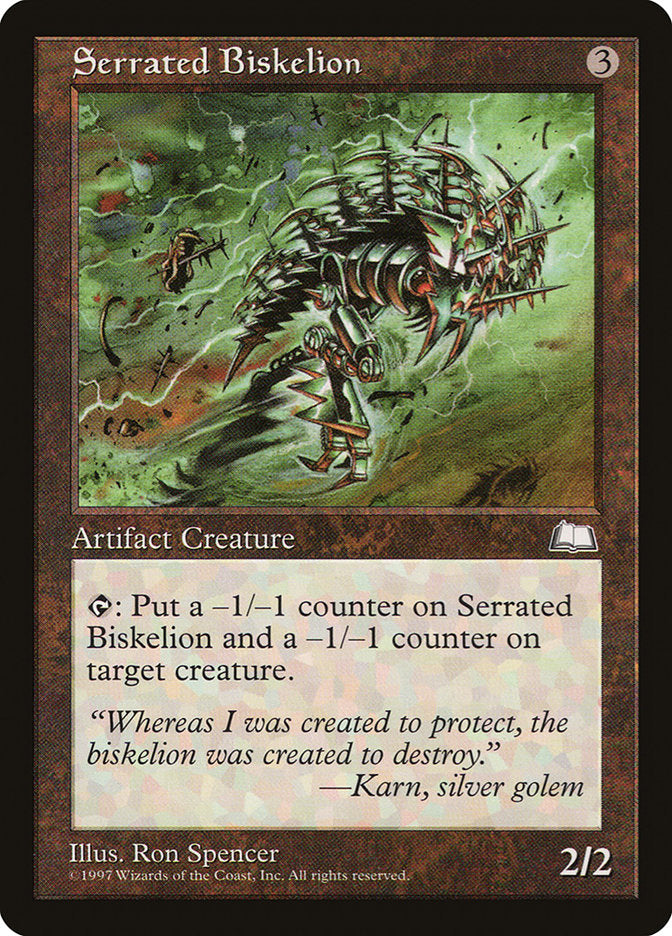 Serrated Biskelion [Weatherlight] | The CG Realm