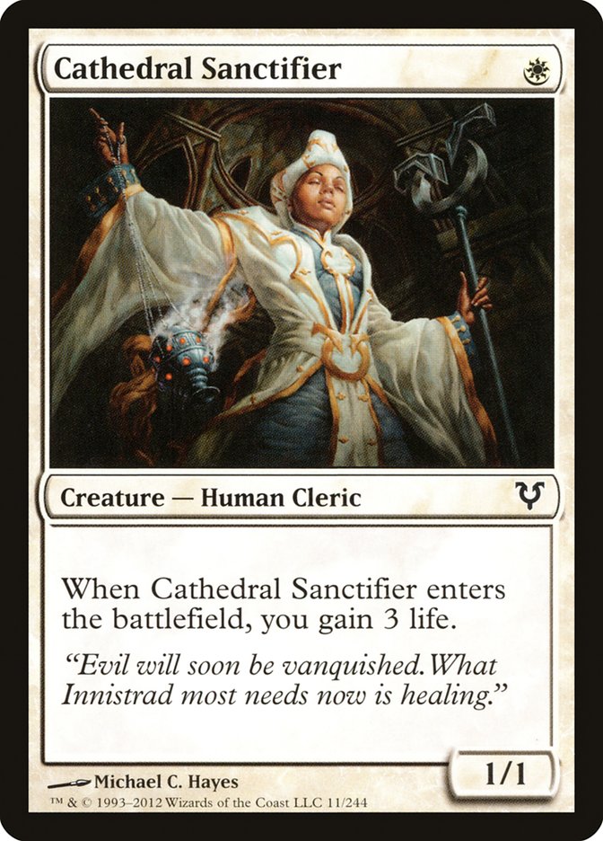 Cathedral Sanctifier [Avacyn Restored] | The CG Realm