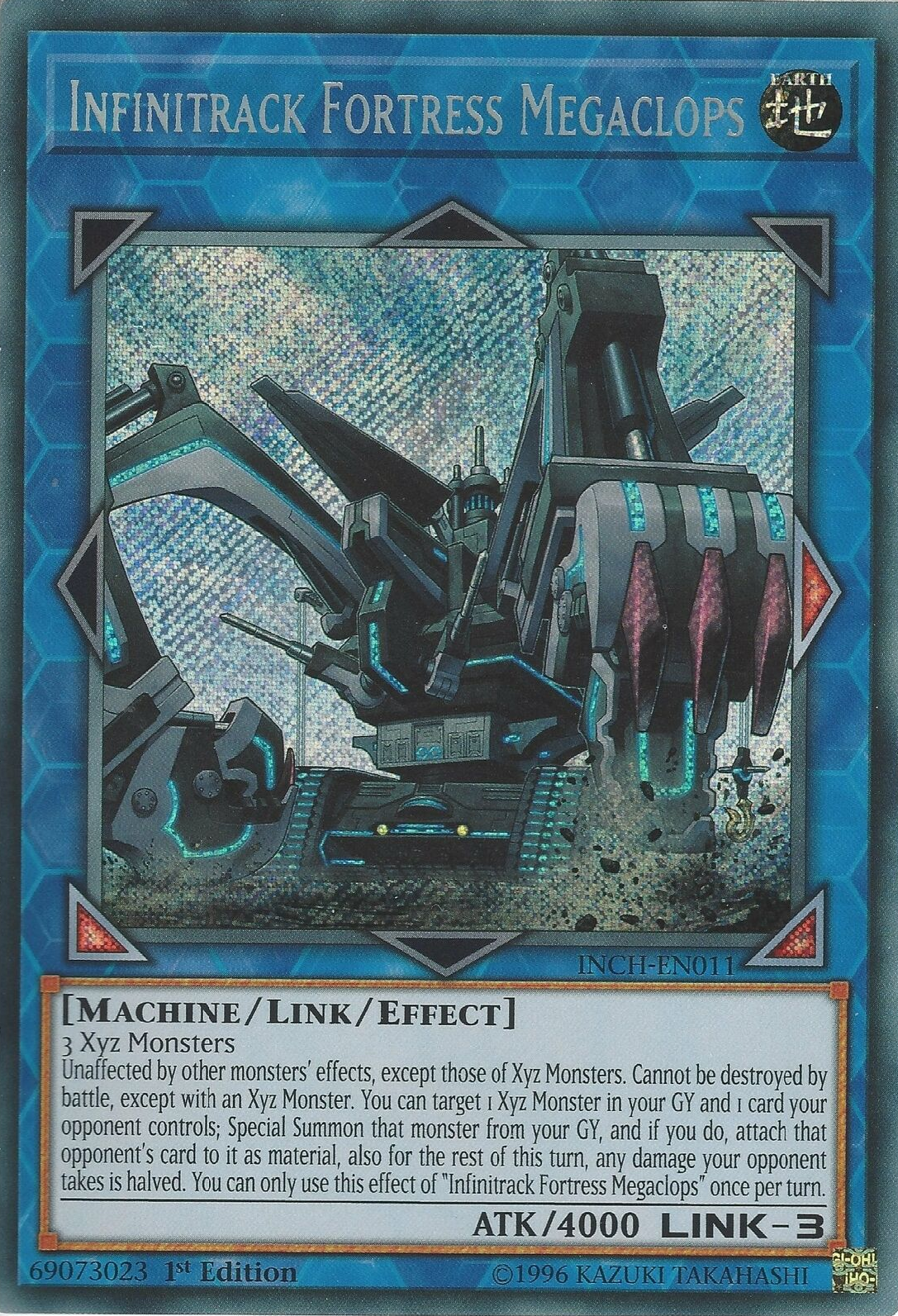 Infinitrack Fortress Megaclops [INCH-EN011] Secret Rare | The CG Realm