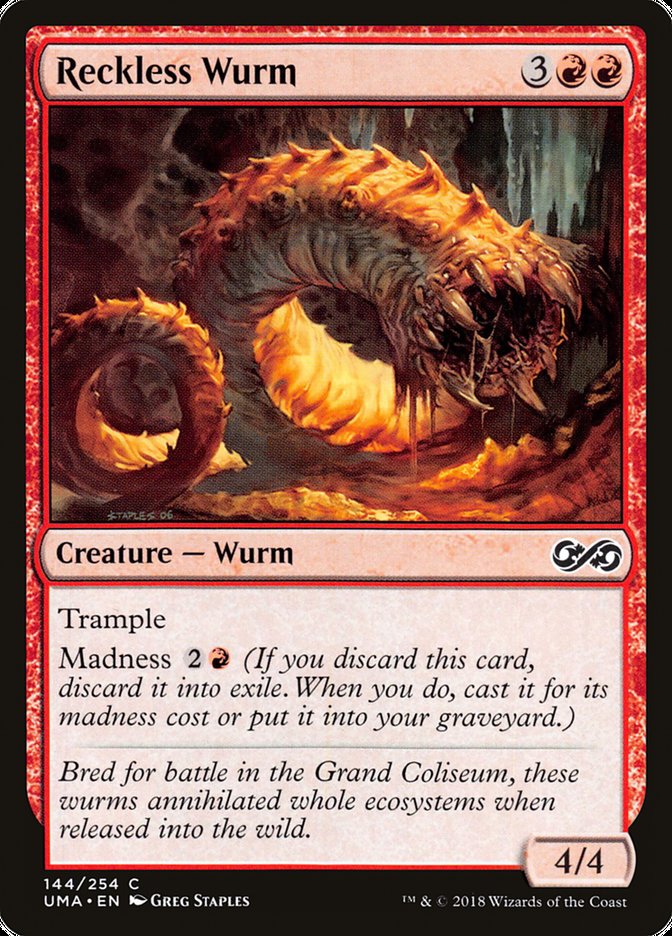 Reckless Wurm [Ultimate Masters] | The CG Realm