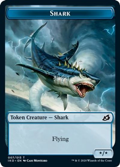 Pegasus // Shark Double-Sided Token [Challenger Decks 2021 Tokens] | The CG Realm