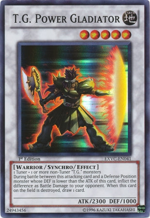 T.G. Power Gladiator [EXVC-EN041] Super Rare | The CG Realm