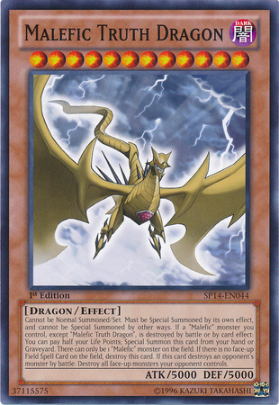 Malefic Truth Dragon [SP14-EN044] Common | The CG Realm