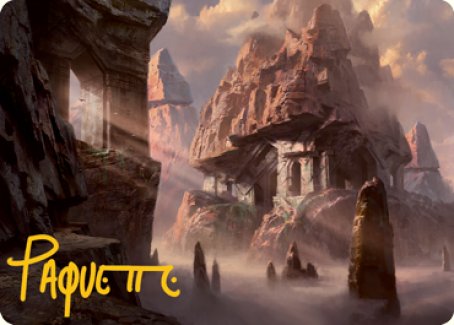 Mountain (277) Art Card (Gold-Stamped Signature) [Dungeons & Dragons: Adventures in the Forgotten Realms Art Series] | The CG Realm