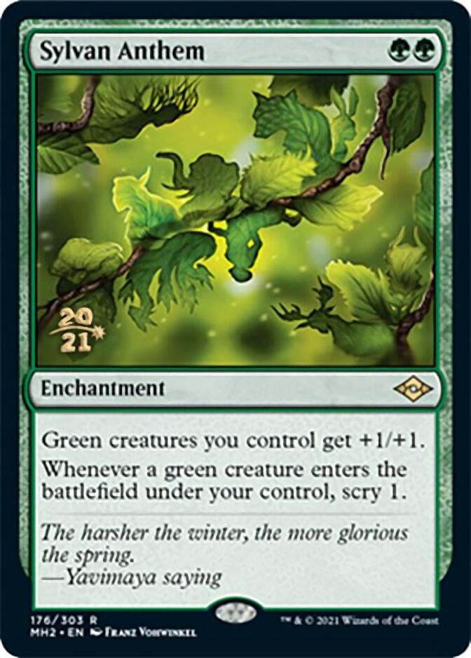 Sylvan Anthem [Modern Horizons 2 Prerelease Promos] | The CG Realm