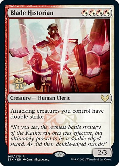 Blade Historian [Strixhaven: School of Mages Prerelease Promos] | The CG Realm