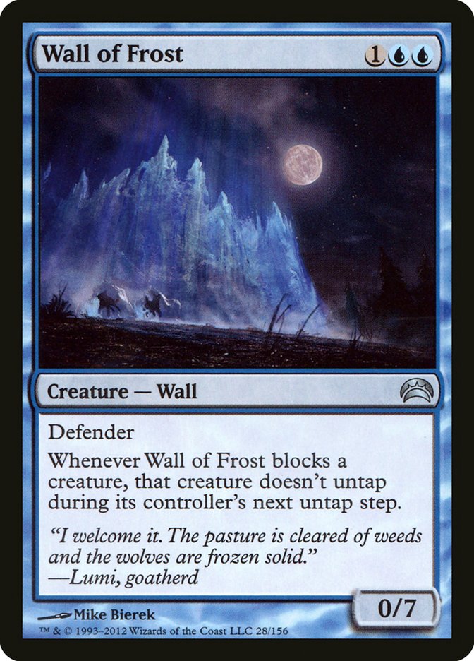 Wall of Frost [Planechase 2012] | The CG Realm