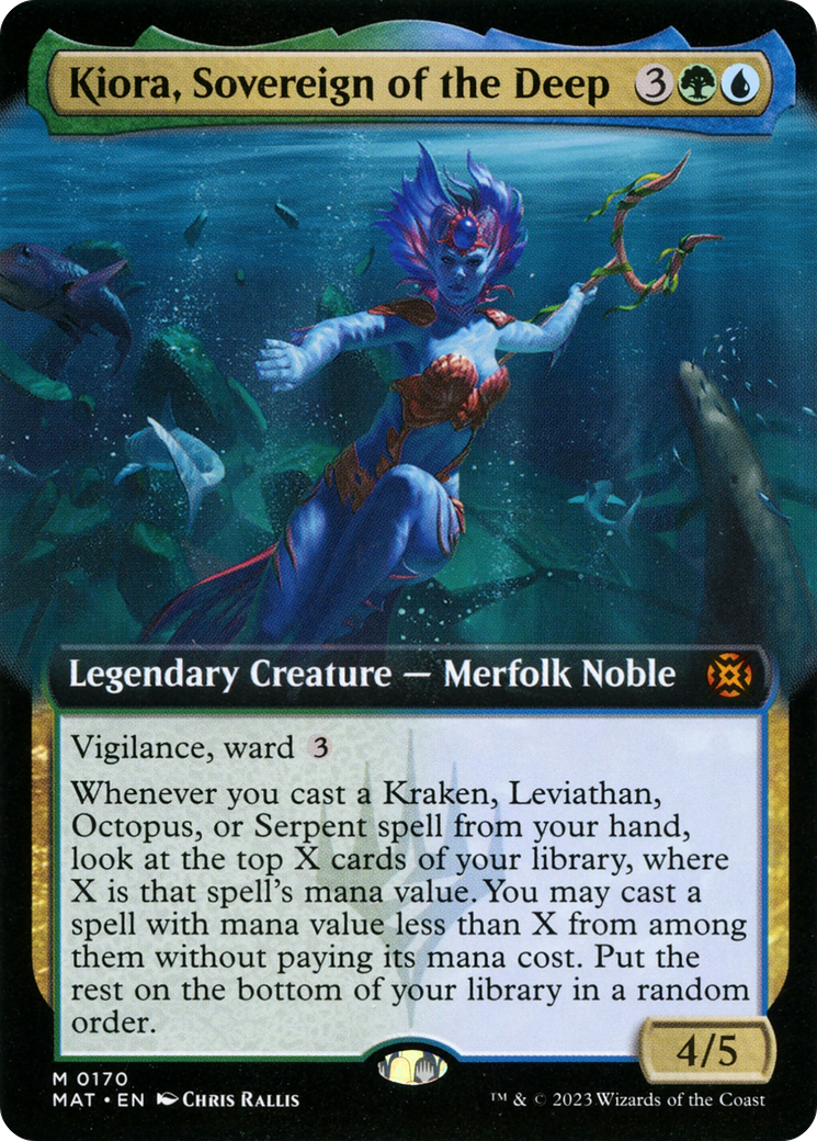 Kiora, Sovereign of the Deep (Extended Art) [March of the Machine: The Aftermath] | The CG Realm