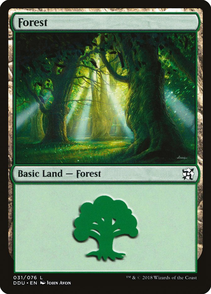 Forest (31) [Duel Decks: Elves vs. Inventors] | The CG Realm