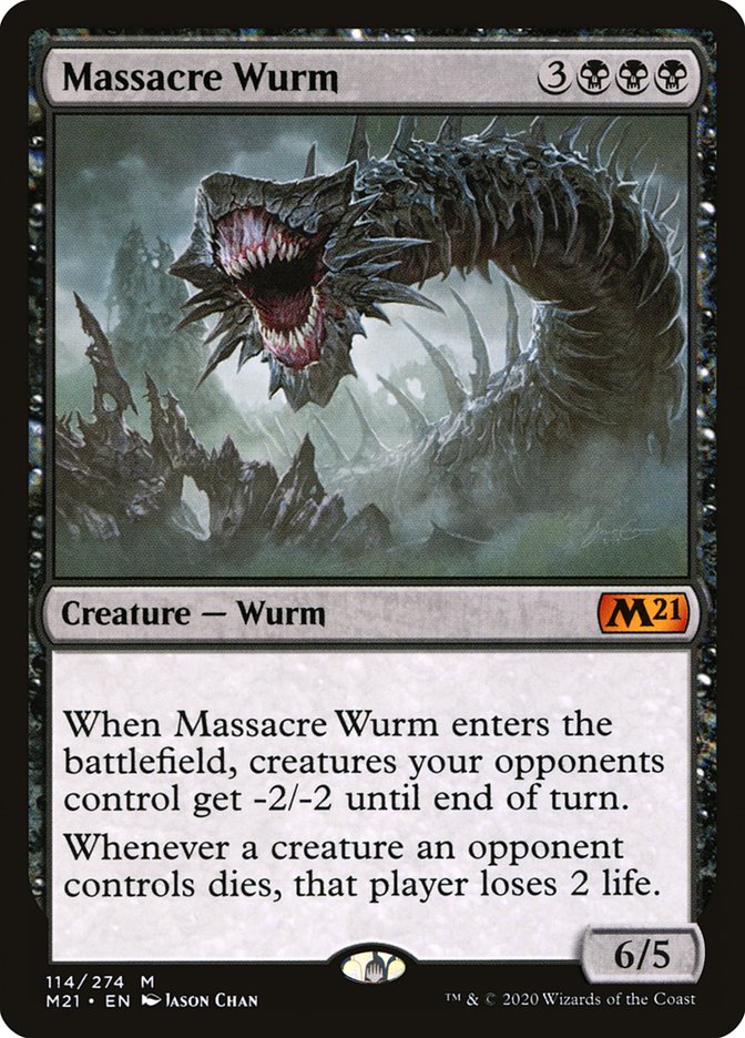 Massacre Wurm [Core Set 2021] | The CG Realm