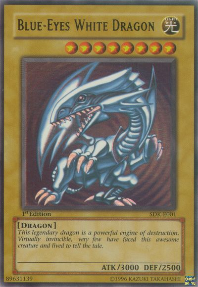 Blue-Eyes White Dragon [SDK-E001] Ultra Rare | The CG Realm