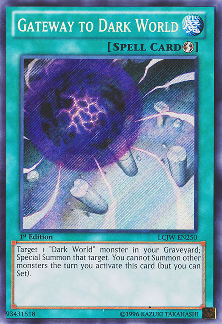 Gateway to Dark World [LCJW-EN250] Secret Rare | The CG Realm