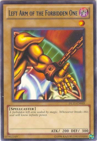 Left Arm of the Forbidden One (Blue) [DL11-EN005] Rare | The CG Realm