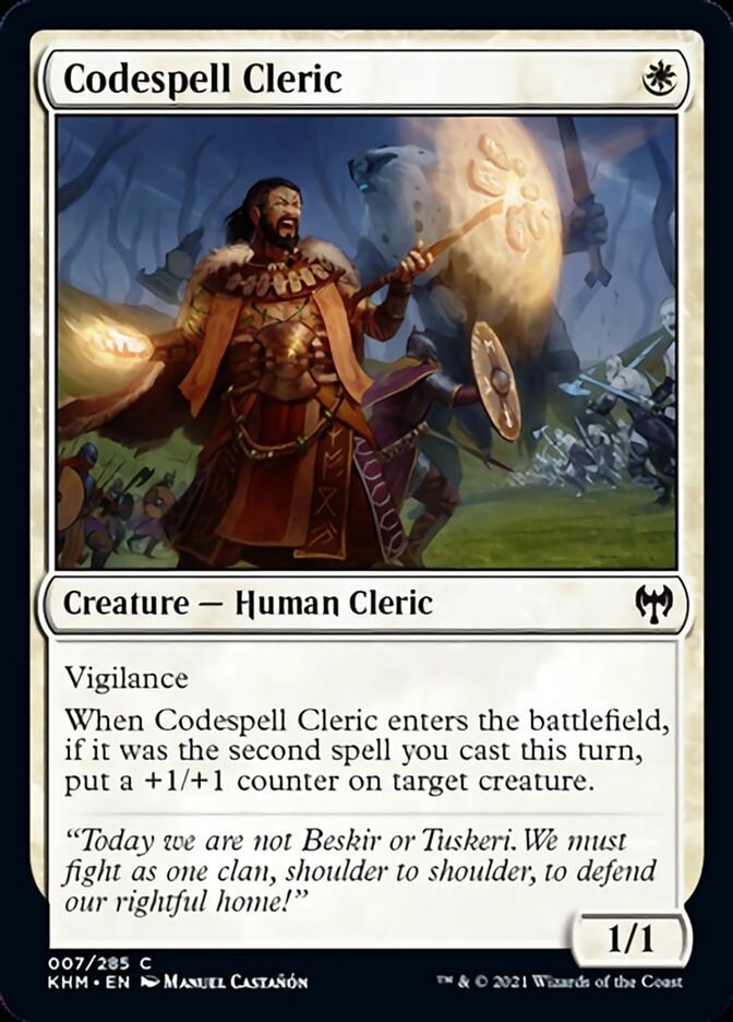 Codespell Cleric [Kaldheim] | The CG Realm