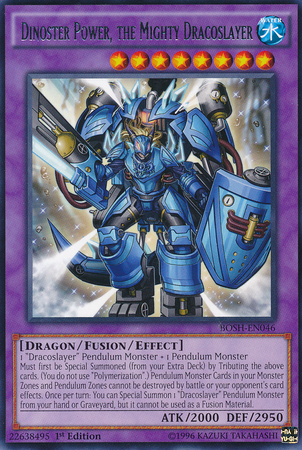 Dinoster Power, the Mighty Dracoslayer [BOSH-EN046] Rare | The CG Realm