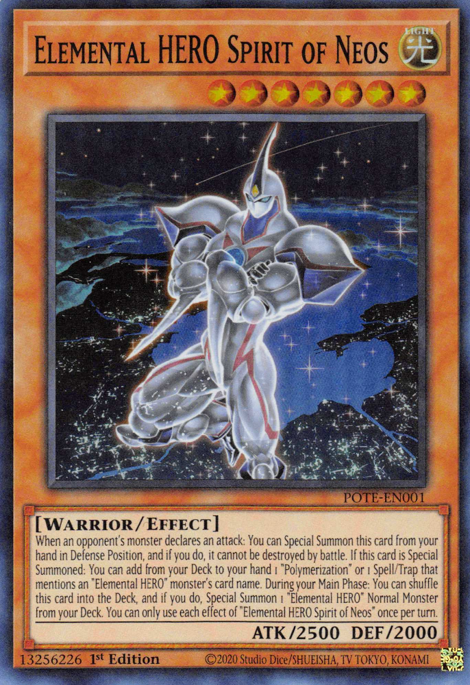 Elemental HERO Spirit of Neos [POTE-EN001] Super Rare | The CG Realm