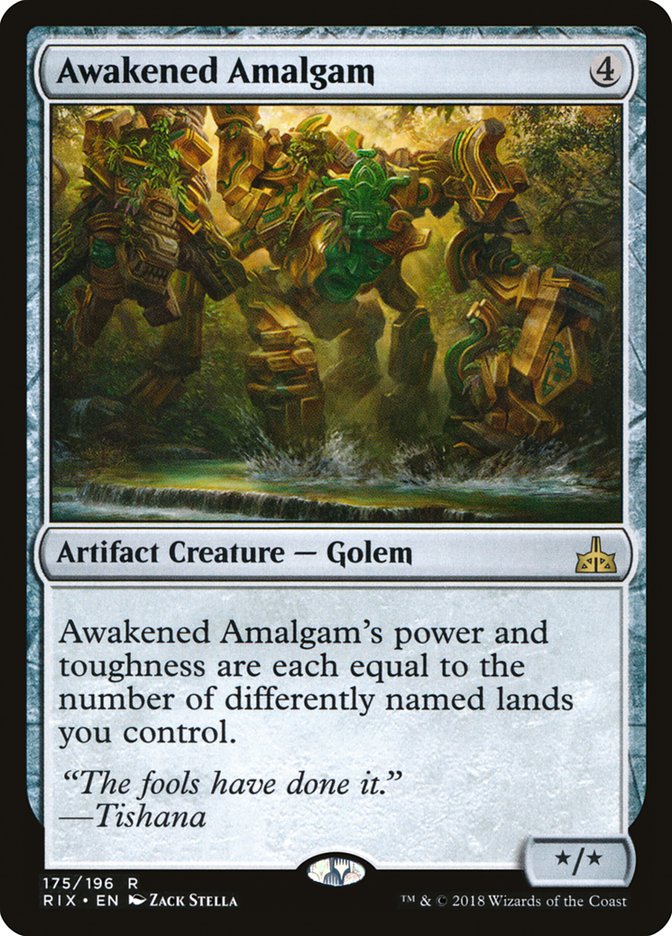 Awakened Amalgam [Rivals of Ixalan] | The CG Realm