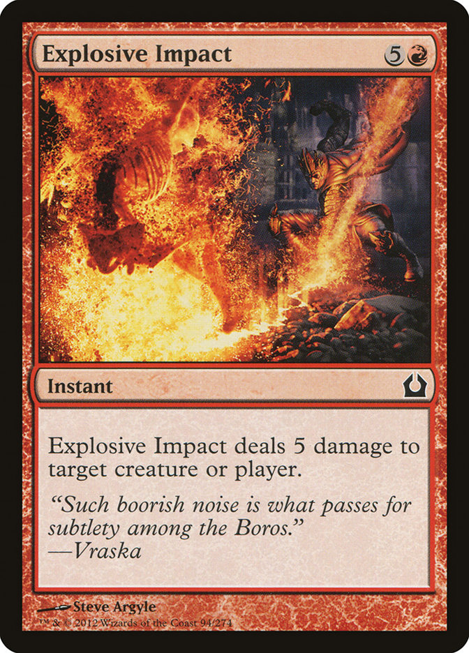 Explosive Impact [Return to Ravnica] | The CG Realm