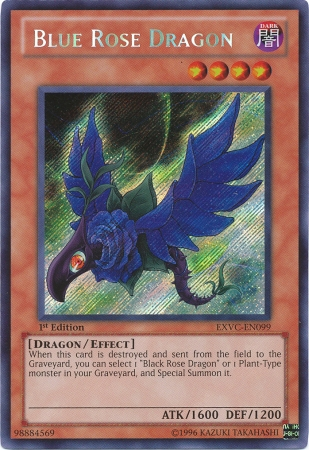 Blue Rose Dragon [EXVC-EN099] Secret Rare | The CG Realm