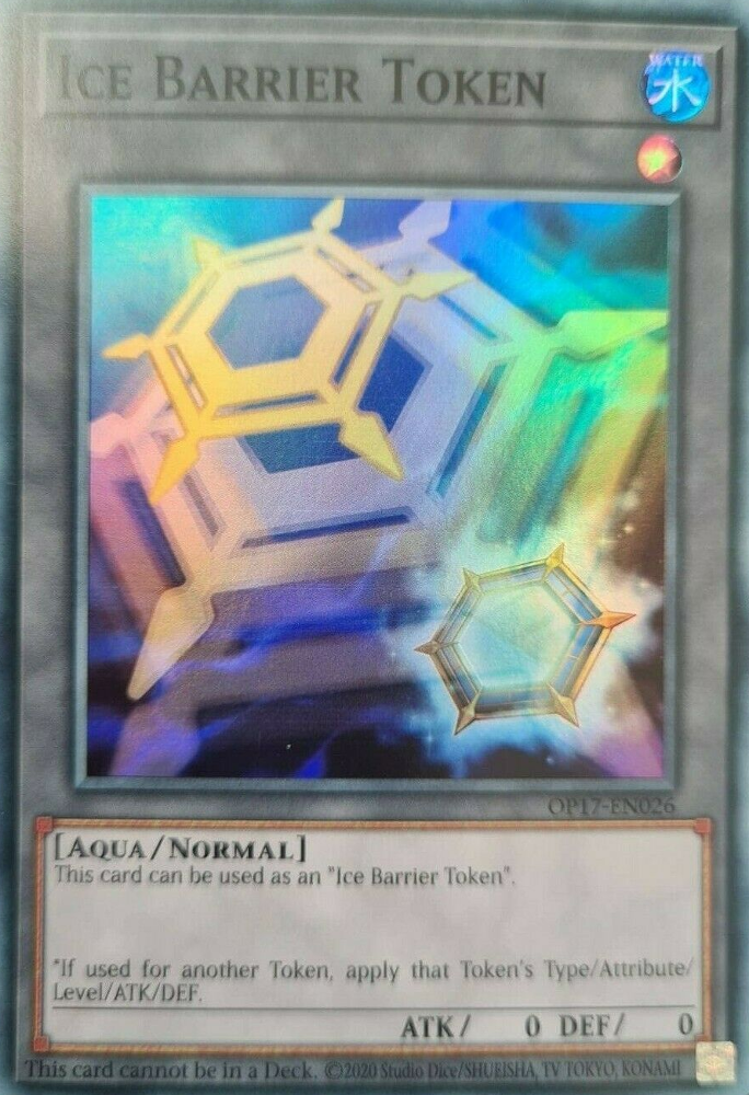 Ice Barrier Token [OP17-EN026] Super Rare | The CG Realm