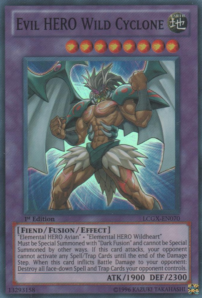 Evil HERO Wild Cyclone [LCGX-EN070] Super Rare | The CG Realm