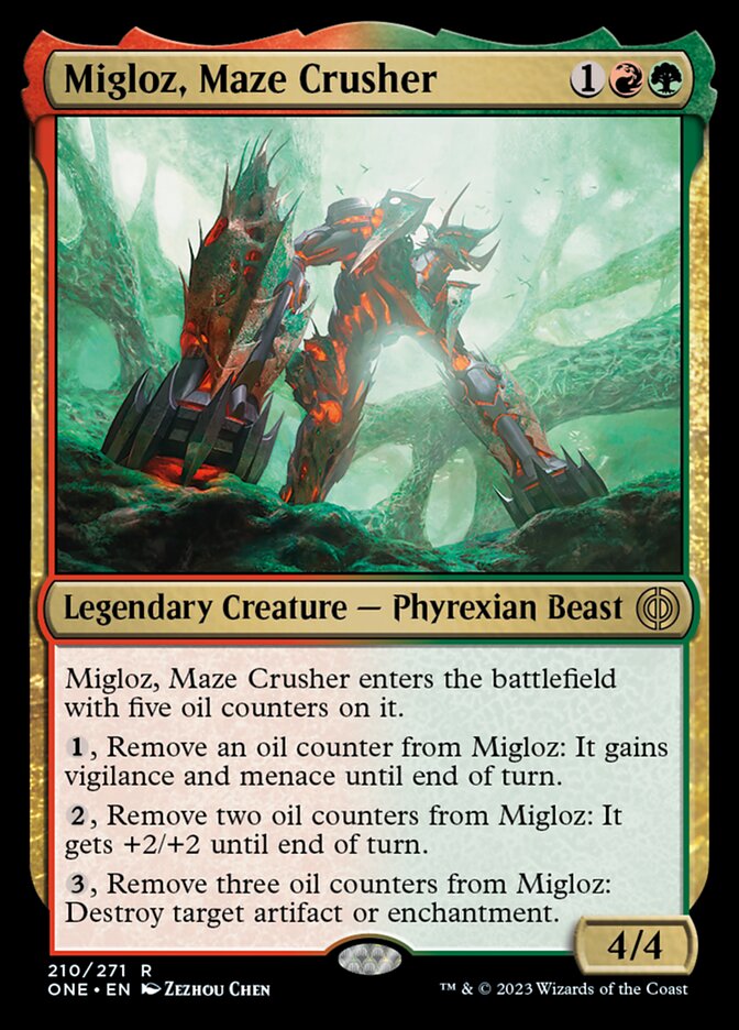 Migloz, Maze Crusher [Phyrexia: All Will Be One] | The CG Realm