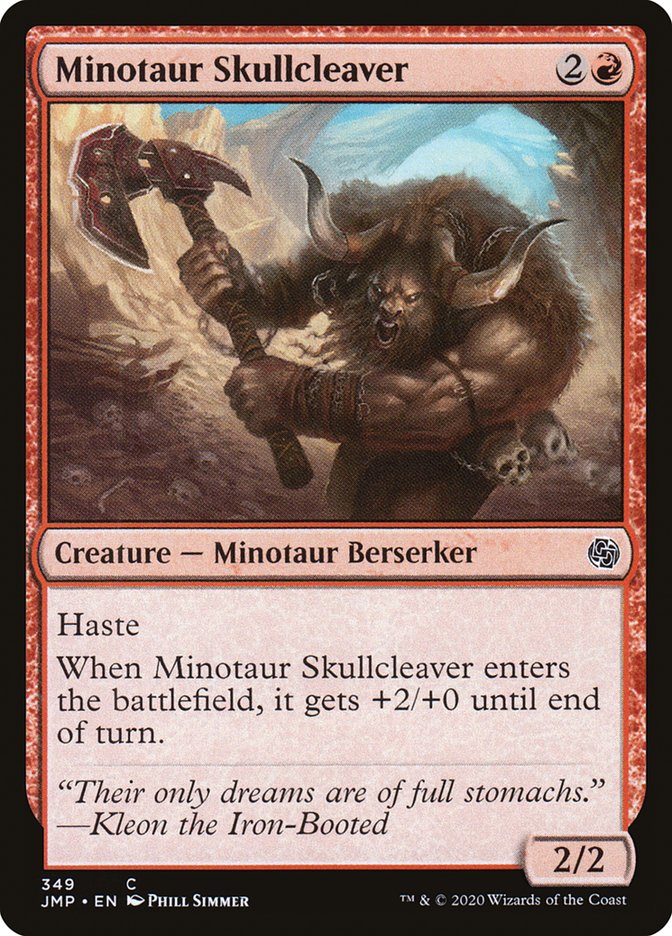 Minotaur Skullcleaver [Jumpstart] | The CG Realm