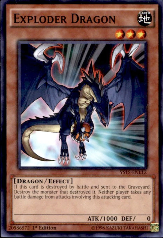 Exploder Dragon [YS15-ENL12] Shatterfoil Rare | The CG Realm