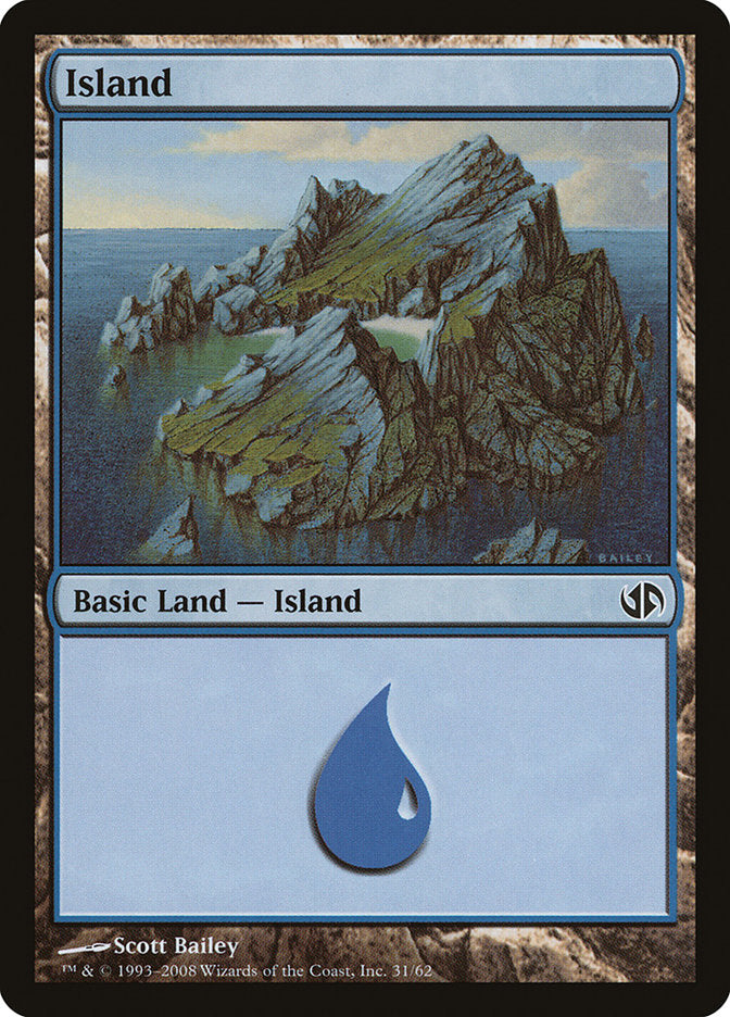 Island (31) [Duel Decks: Jace vs. Chandra] | The CG Realm