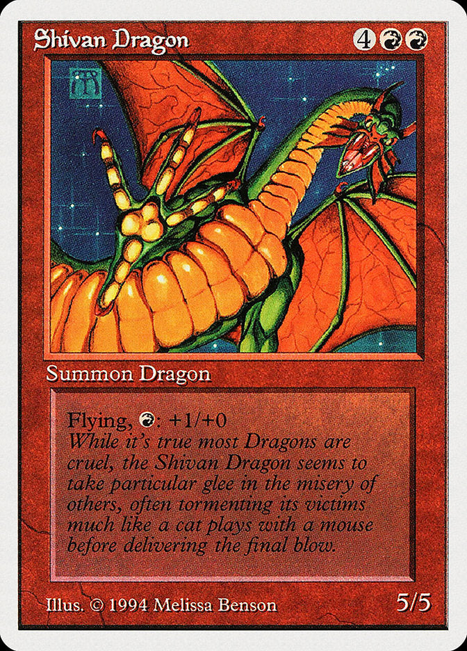 Shivan Dragon [Summer Magic / Edgar] | The CG Realm