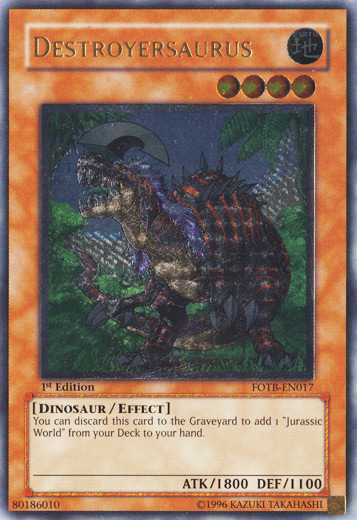 Destroyersaurus [FOTB-EN017] Ultimate Rare | The CG Realm