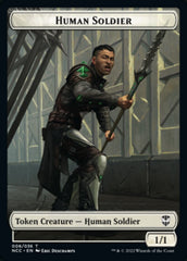 Eldrazi // Human Soldier Double-Sided Token [Streets of New Capenna Commander Tokens] | The CG Realm