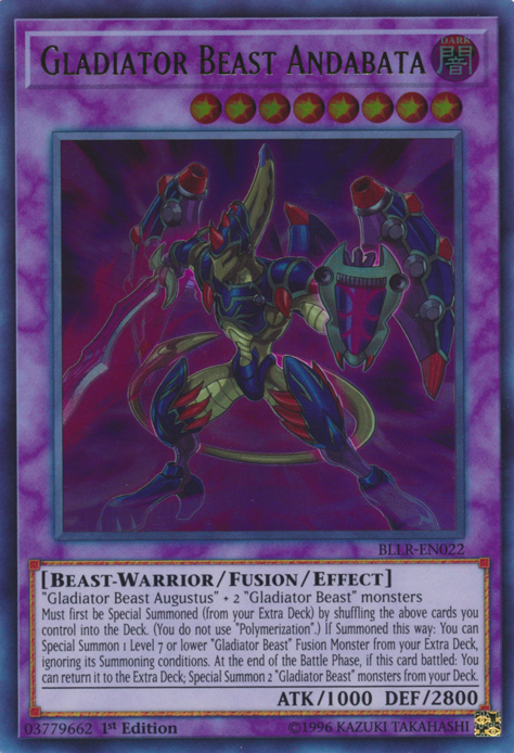 Gladiator Beast Andabata [BLLR-EN022] Ultra Rare | The CG Realm