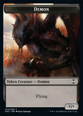 Demon // Copy Double-Sided Token [Streets of New Capenna Commander Tokens] | The CG Realm