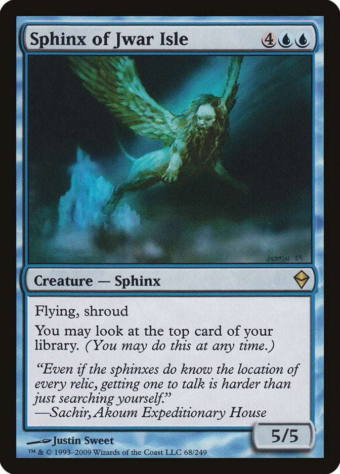 Sphinx of Jwar Isle [Zendikar] | The CG Realm