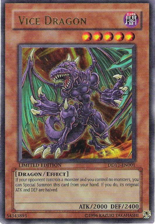 Vice Dragon (Promo) [DDY1-EN001] Ultra Rare | The CG Realm