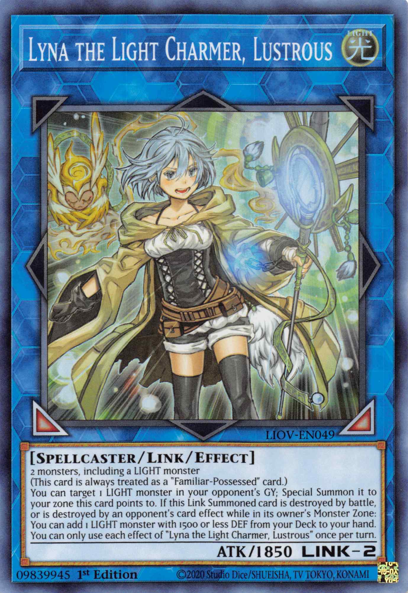 Lyna the Light Charmer, Lustrous [LIOV-EN049] Starlight Rare | The CG Realm