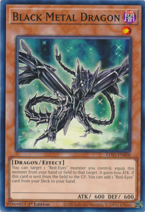 Black Metal Dragon [LDS1-EN008] Common | The CG Realm